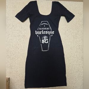 American Apparel Dress Suicide Girls Black Heart Burlesque